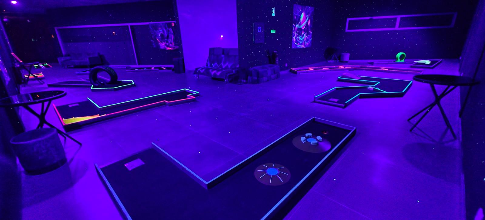 Zona de jogo do MiniGolfExiste
